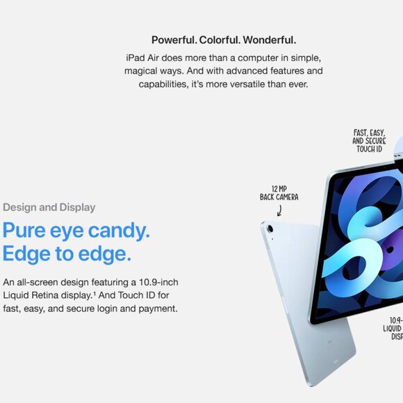 Apple iPad Air 10.9" 64GB, 2020 iPad Air 4th Generation - Excellent Condition - Picture 16 of 16